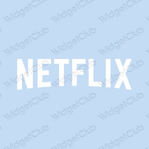 Esteetilised Netflix rakenduste ikoonid
