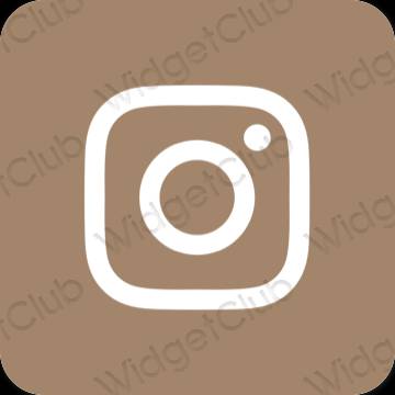 Estetické ikony aplikací Instagram