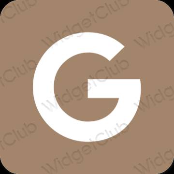 Esthetische Google app-pictogrammen