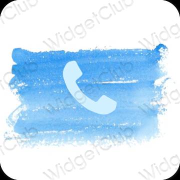 Esthetische Phone app-pictogrammen