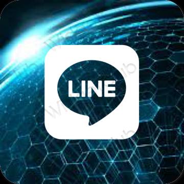 Ästhetische LINE App-Symbole