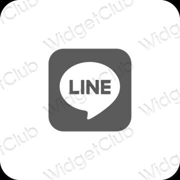 Эстетические LINE значки приложений