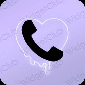 Estetico blu pastello Phone icone dell'app