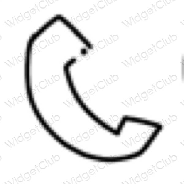 Estética Phone iconos de aplicaciones