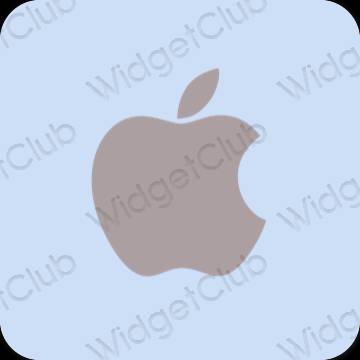 Естетичен лилаво Apple Store икони на приложения