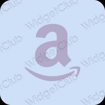 Естетски пастелно плава Amazon иконе апликација