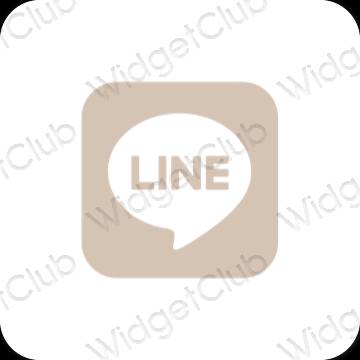 Estética LINE iconos de aplicaciones