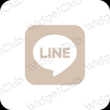 Ästhetische LINE App-Symbole