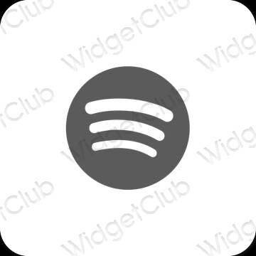 Estética Spotify iconos de aplicaciones