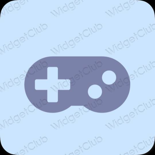 Aesthetic purple Game app icons