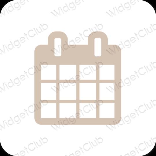 Estetické ikony aplikací Calendar
