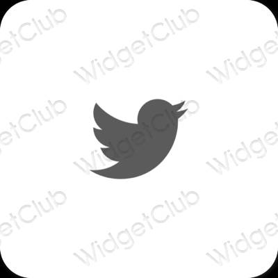 Aesthetic Twitter app icons