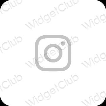 Estetické ikony aplikací Instagram