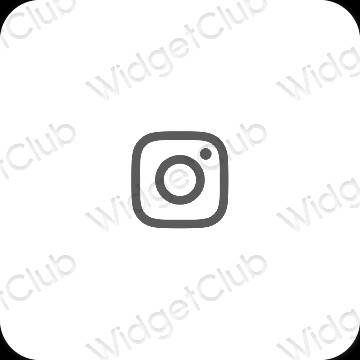 Estetické ikony aplikací Instagram