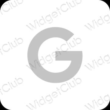 Esthetische Google app-pictogrammen