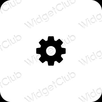 Esthetische Settings app-pictogrammen