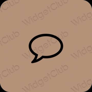 Esthetische Messages app-pictogrammen