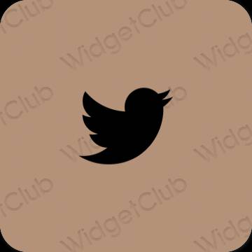 Aesthetic Twitter app icons