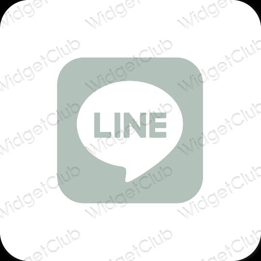 جمالية LINE أيقونات التطبيقات