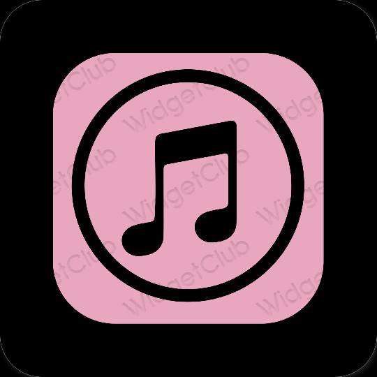 Estetické ikony aplikací Apple Music