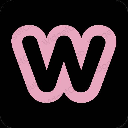 Estetske Weebly ikone aplikacij