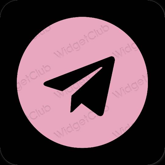 אייקוני אפליקציה Telegram אסתטיים