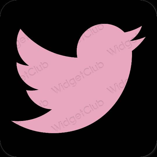 Icone delle app Twitter estetiche