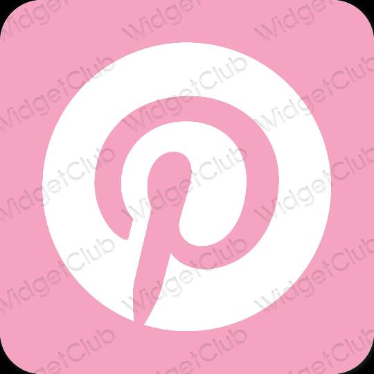 Estética Pinterest iconos de aplicaciones