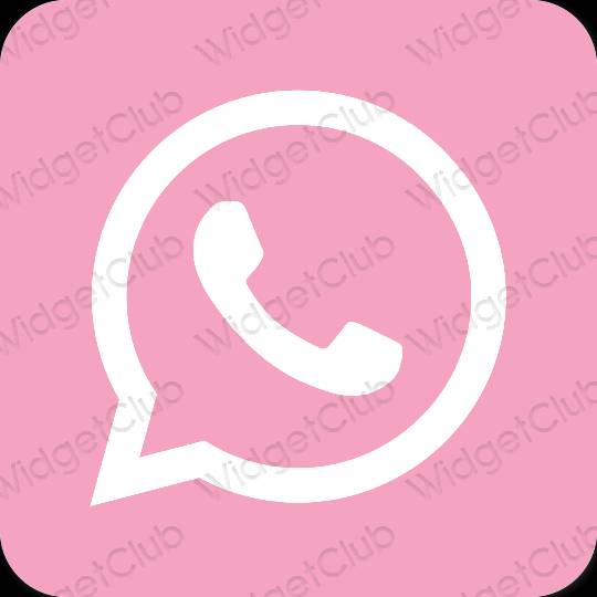 Aesthetic WhatsApp app icons