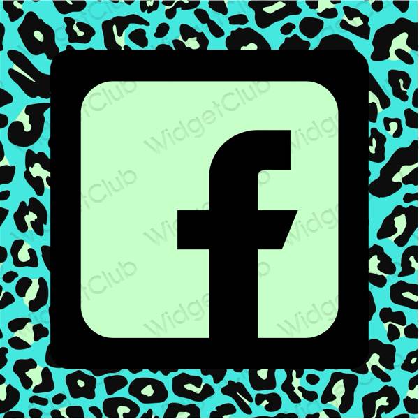 Aesthetic Facebook app icons