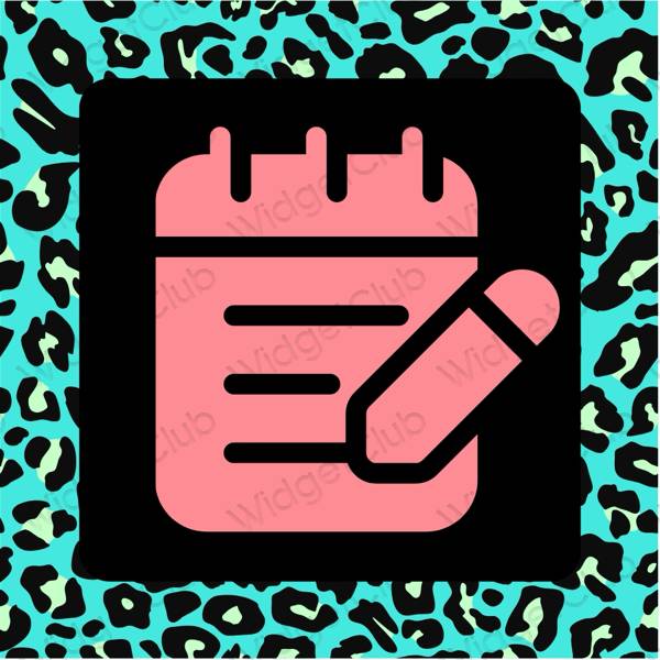 Estética Notes iconos de aplicaciones