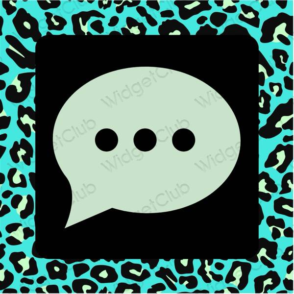Ikon aplikasi estetika Messages