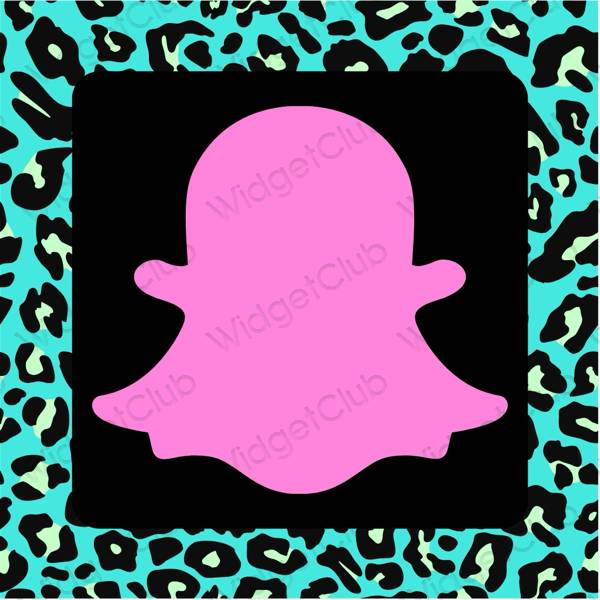 Esthétique mauve snapchat icônes d'application