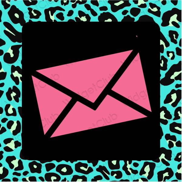 Estetický nachový Mail ikony aplikací