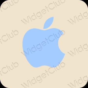 Estetsko bež Apple Store ikone aplikacij