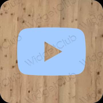 Esthetische Youtube app-pictogrammen