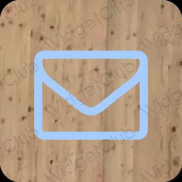 Icônes d'application Mail esthétiques