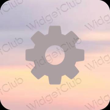 Ästhetische Settings App-Symbole