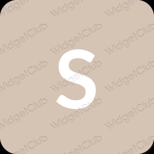 Estetico beige SHEIN icone dell'app
