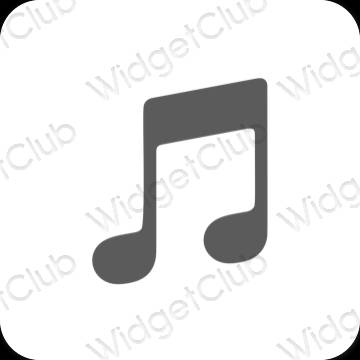 Esteettiset Apple Music sovelluskuvakkeet