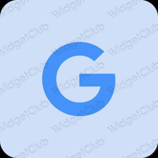 Estetický nachový Google ikony aplikací