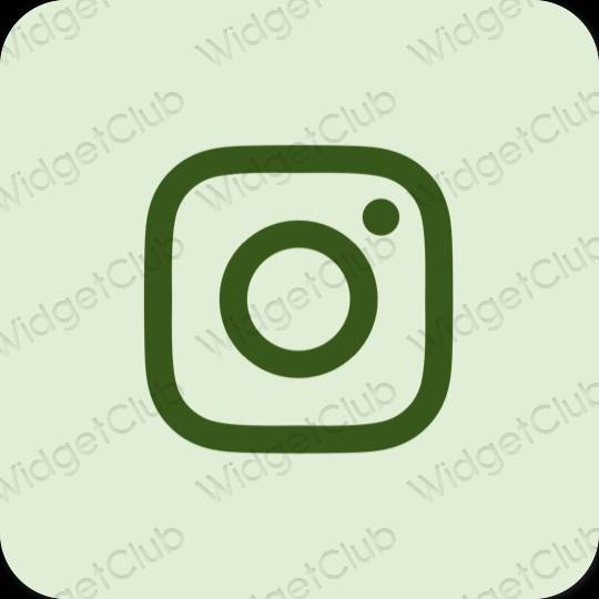 Estetické ikony aplikací Instagram