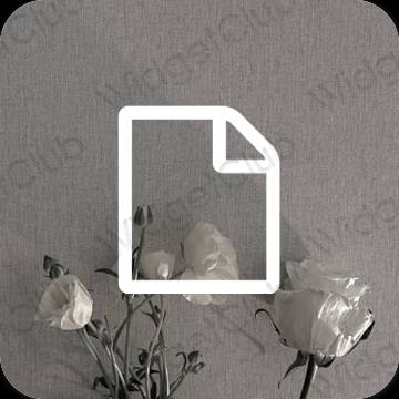 Aesthetic Notes app icons