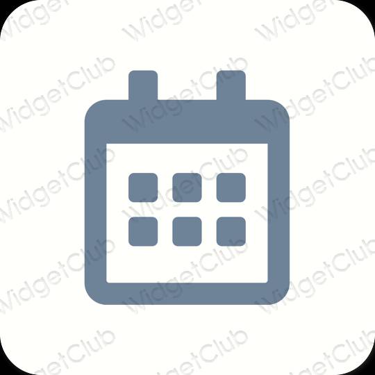 Esthetische Calendar app-pictogrammen