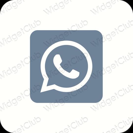 Estetinės WhatsApp programų piktogramos