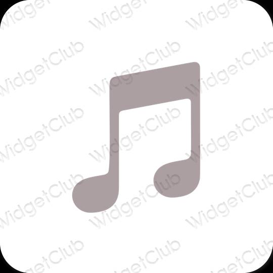 Ästhetische Apple Music App-Symbole