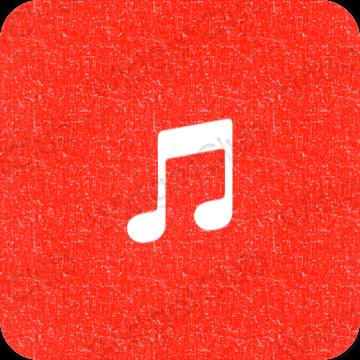 Estética Apple Music iconos de aplicaciones