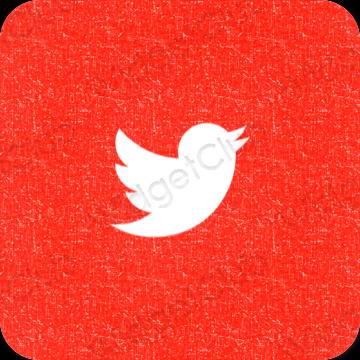 Esthetische Twitter app-pictogrammen