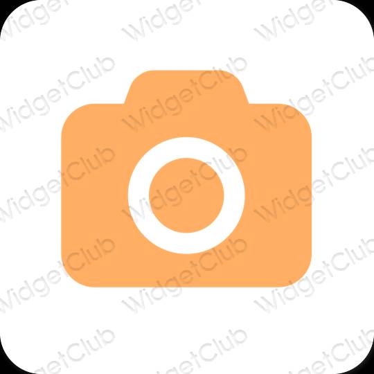 Estetico Marrone Camera icone dell'app