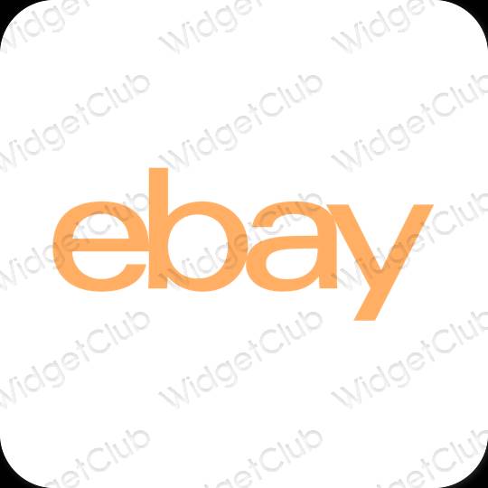جمالية eBay أيقونات التطبيقات